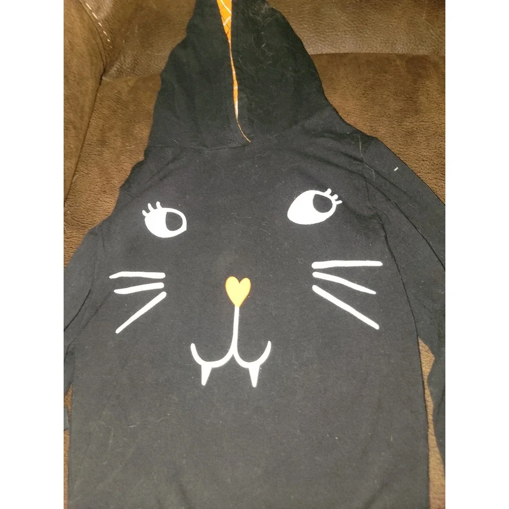 Boutique fall autumn Halloween cat top and leggings size large fits like 4 5